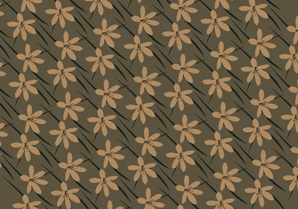 Vector patrón de fondo floral — Archivo Imágenes Vectoriales