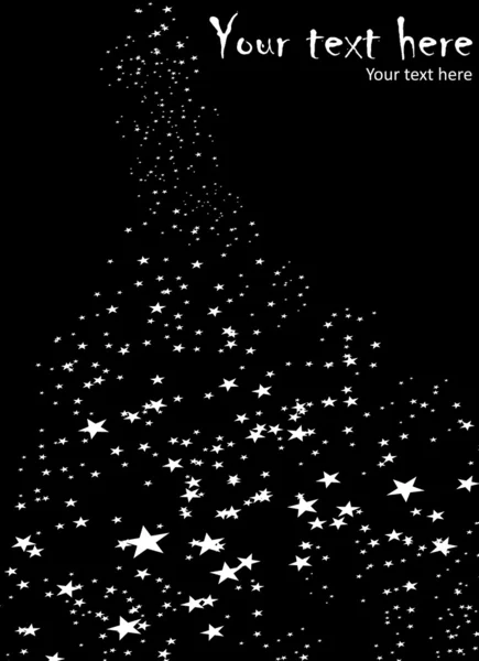 天の川の星のベクトルの背景 — ストックベクタ