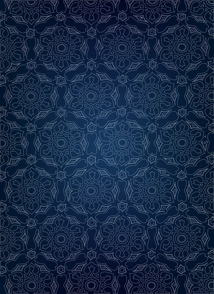 Vecteur de bordure bleu vintage vertical — Image vectorielle