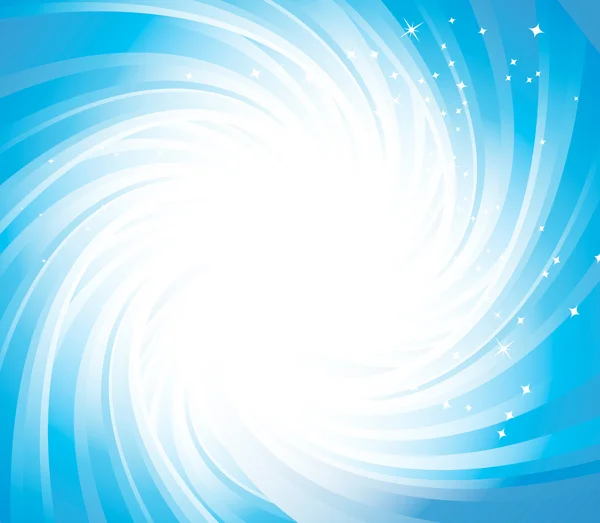 Blauwe vector whirlpool voor poster — Stockvector