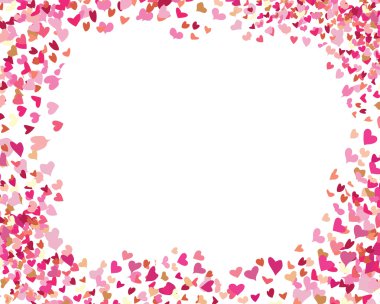 A vector heart background in red clipart