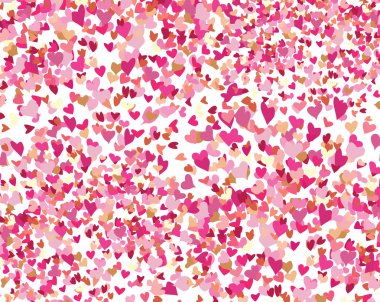 A vector heart background in red clipart