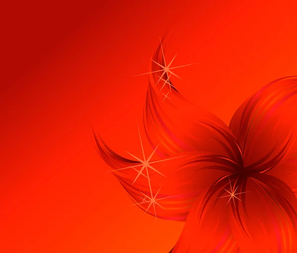 Abstract flower background vector — ストックベクタ
