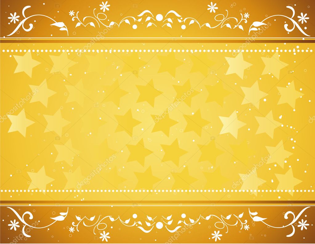 Gold star background vector Stock Vector Image by ©krabata #3626080
