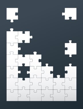 arka plan vektör kavram oyunu puzzle