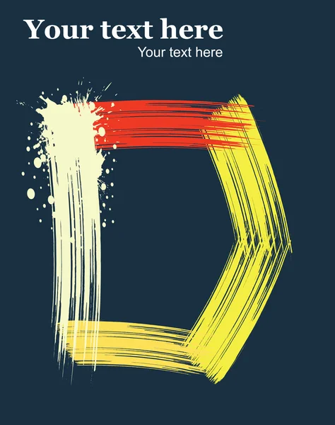 Renkli alfabesinden sıçrama mektup — Stok Vektör