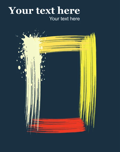 Lettre éclaboussante de l'alphabet coloré — Image vectorielle