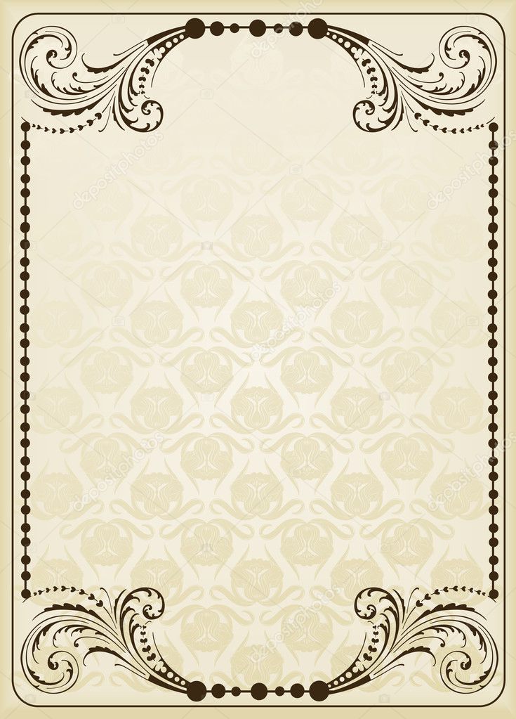 Vintage background for Book cover
