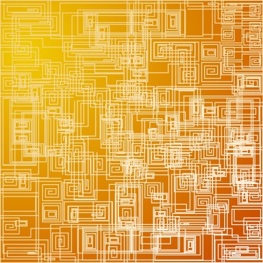 Abstract vector background with yellowe lines clipart