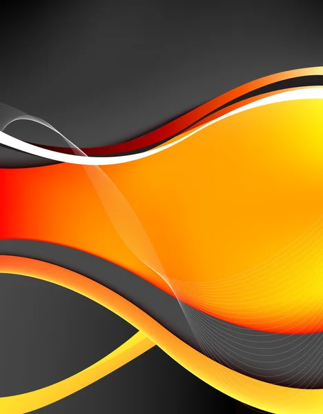 Orange Abstrakt bakgrund — Stock vektor