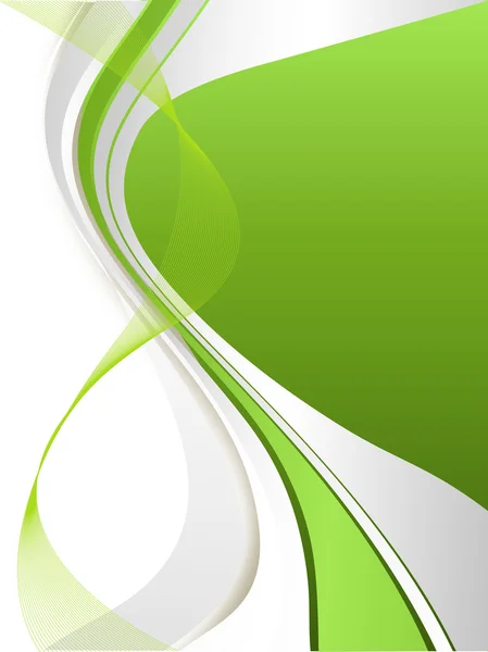 Modèle de fond vert frais — Image vectorielle