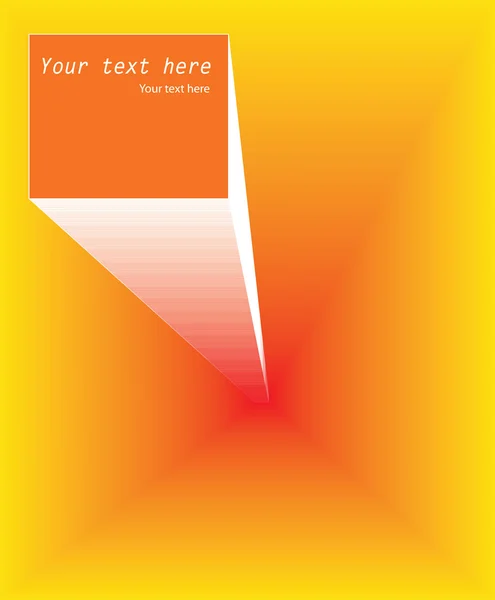 Oranje vector achtergrond — Stockvector