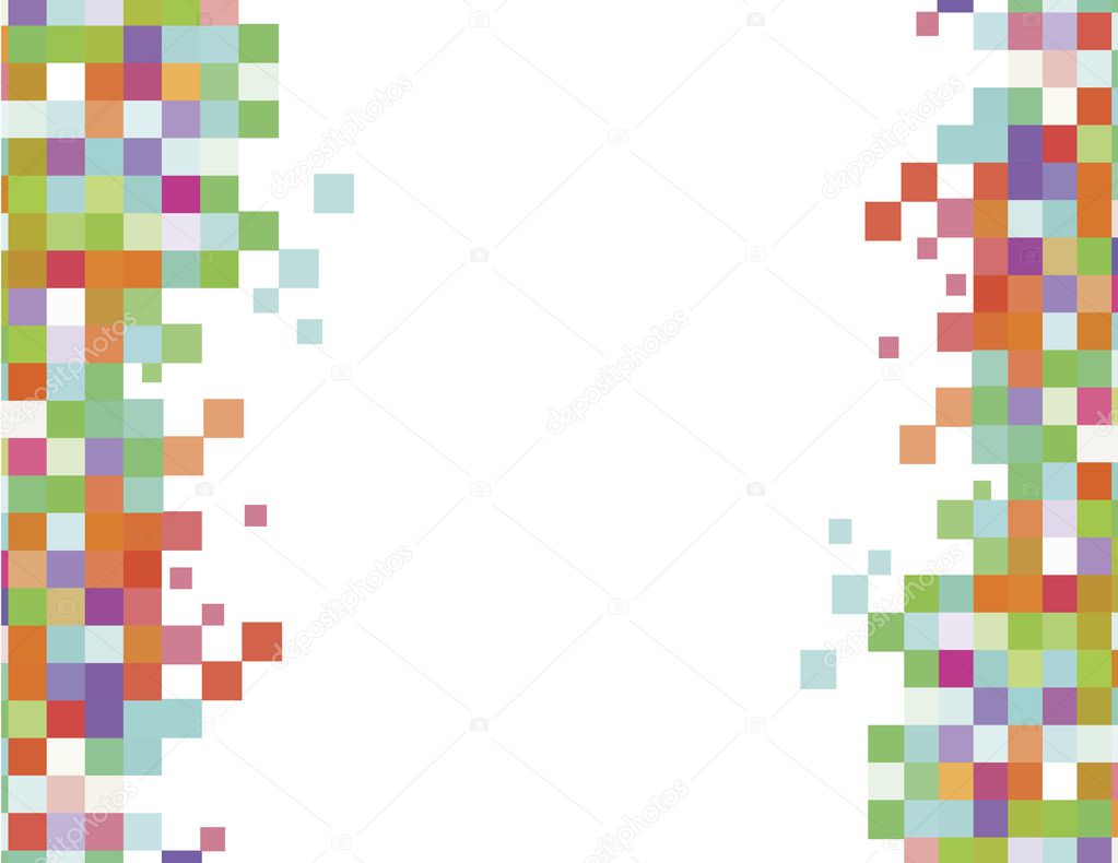 Abstract mosaic composition background