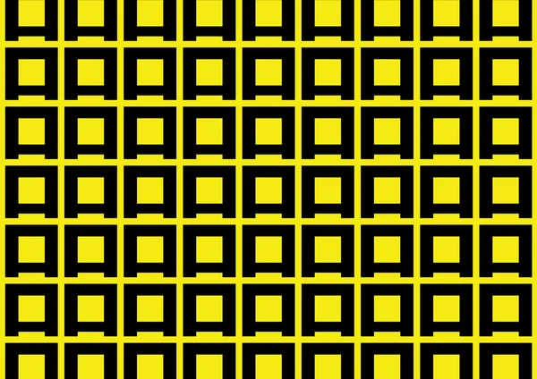 Vierkante patroon op doek, abstracte textiel achtergrond — Stockvector