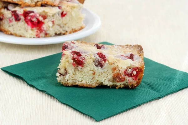 Cranberry Nut Bar Cookie — Stock Photo, Image