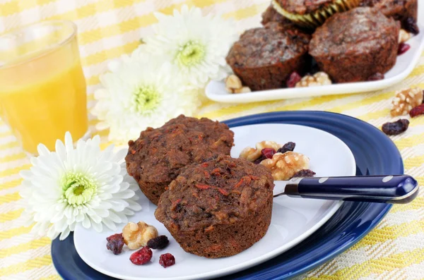 Muffins saludables de la gloria de la mañana — Foto de Stock