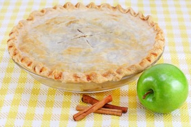 Whole Homemade Apple Pie clipart