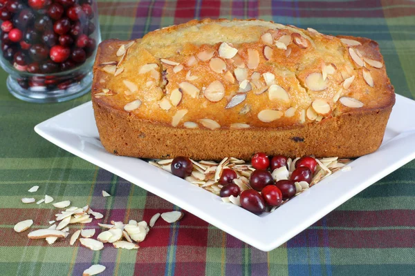 Cranberry Almond Loaf — Stock Photo, Image