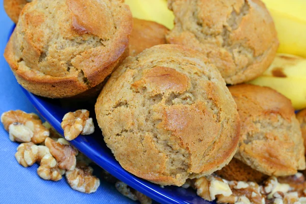 Muffins aux bananes et noix — Photo