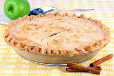 Whole Homemade Apple Pie clipart