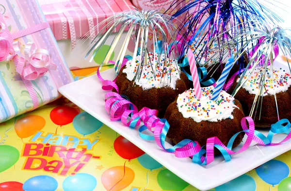 Mini party bundt cakes — Stock Photo, Image