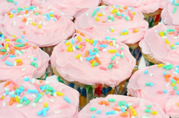 Vrij roze cupcakes — Stockfoto