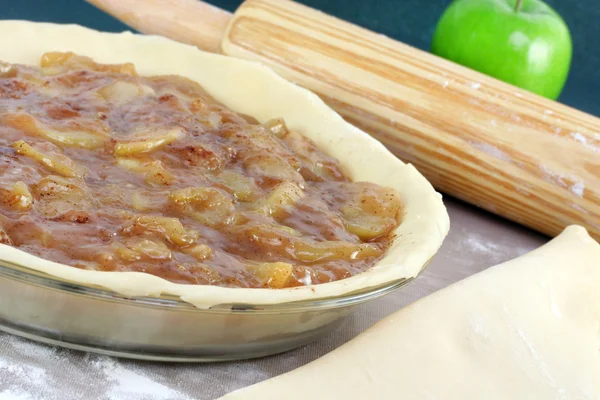 Apple Pie Baking — Stock Photo, Image