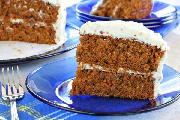 Ciasto marchewkowe zdrowy — Zdjęcie stockowe