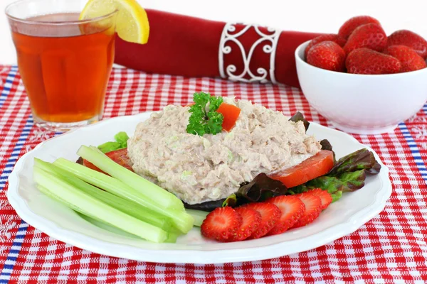Thunfisch-Salatmehl — Stockfoto
