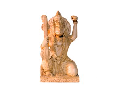 Deity of Hanuman from India clipart