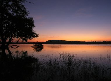 göl günbatımı Adası-sri lanka