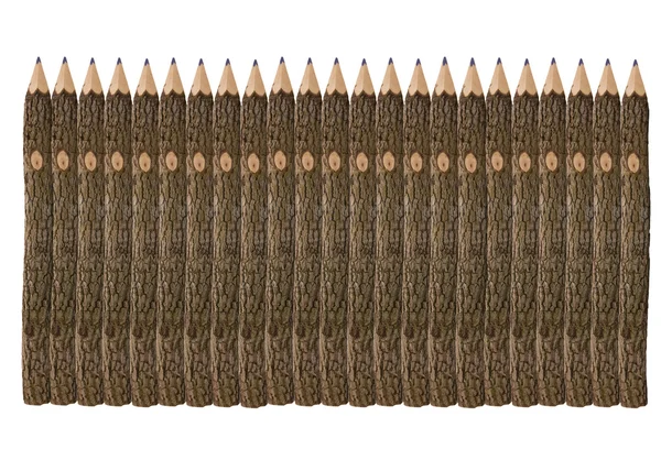 Liczba ołówków nietypowe — Zdjęcie stockowe