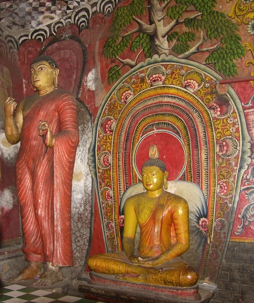 stock image Ancient statues of the Buddha