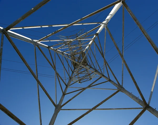Elektrische pyloon (onder) — Stockfoto