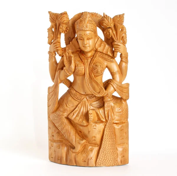 Drewniana figura Boga, upominek — Zdjęcie stockowe