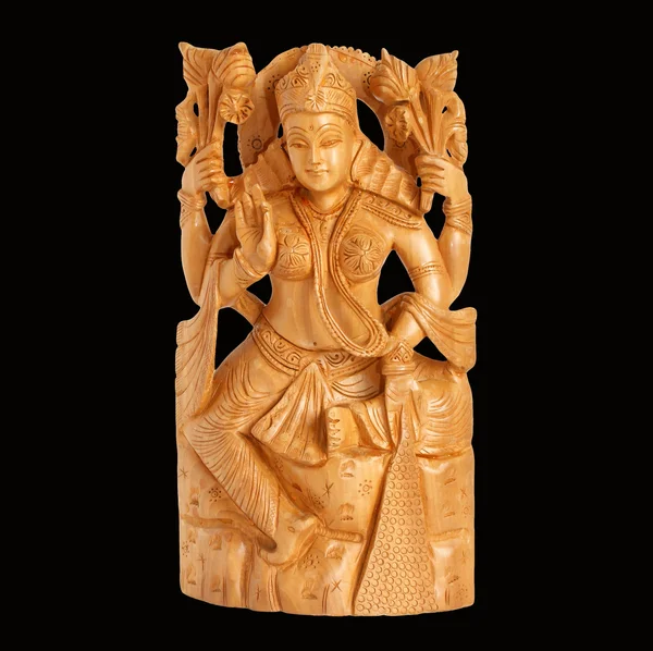 Trä figur av Gud, en souvenir gåva — Stockfoto
