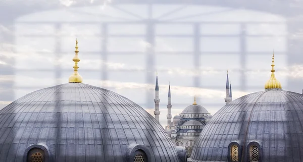 Modrá mešita v Istanbulu Turecko — Stock fotografie