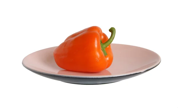 Stora färska paprika på vit — Stockfoto