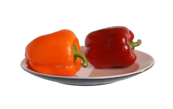Large fresh bell pepper on white — Stock Photo, Image