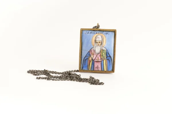 Calzoni icona ortodossa di San Nicola — Foto Stock