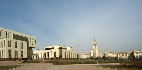 Moscovo, Rússia. Construindo uma nova biblioteca — Fotografia de Stock