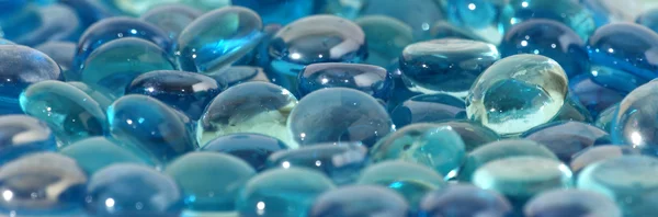 Background of blue glass stones — Stock Photo, Image