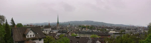 Zurich, vista panorámica de la ciudad — Foto de Stock