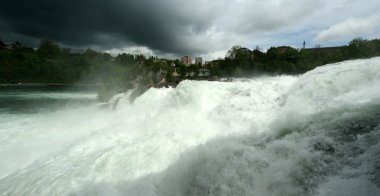 Waterfall Rhine Falls, Switzerland clipart