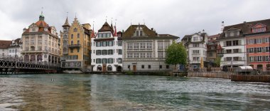 Switzerland, Lucerne, panoramic view clipart