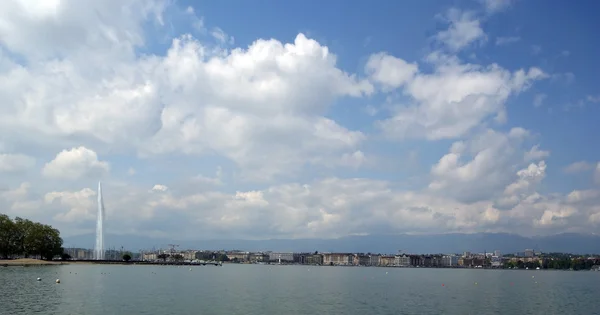 Швейцария, Женева, Женевское озеро — стоковое фото