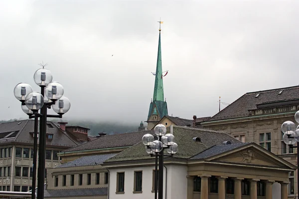 瑞士，苏黎世，城市的看法 — 图库照片