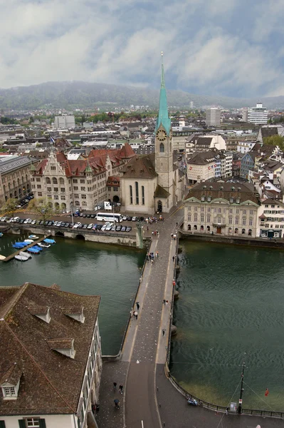 Швейцарія, Цюріх, видом на місто — стокове фото