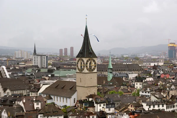 Szwajcaria, zurich, widok na miasto — Zdjęcie stockowe