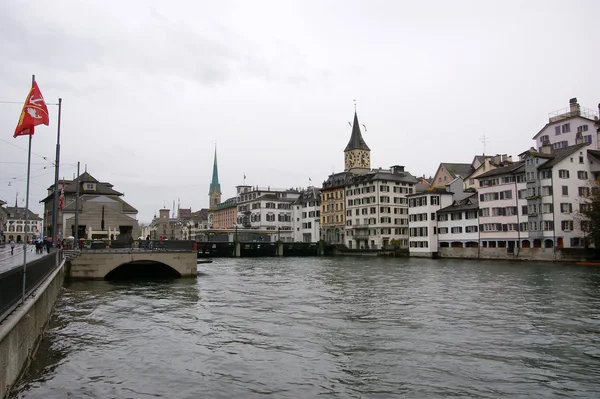 Schweiz, Zürich, utsikt över staden — Stockfoto